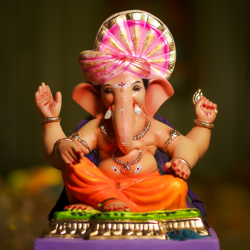 18-inch Pheta Sambhavi Ganesh Maharaj