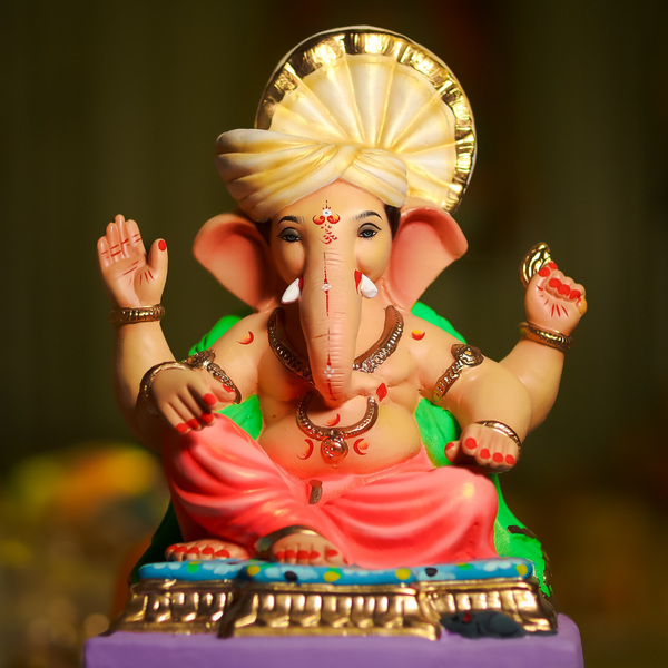 18-inch Pheta Sambhavi Ganesh Maharaj