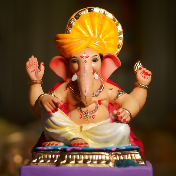 18-inch Pheta Sambhavi Ganesh Maharaj