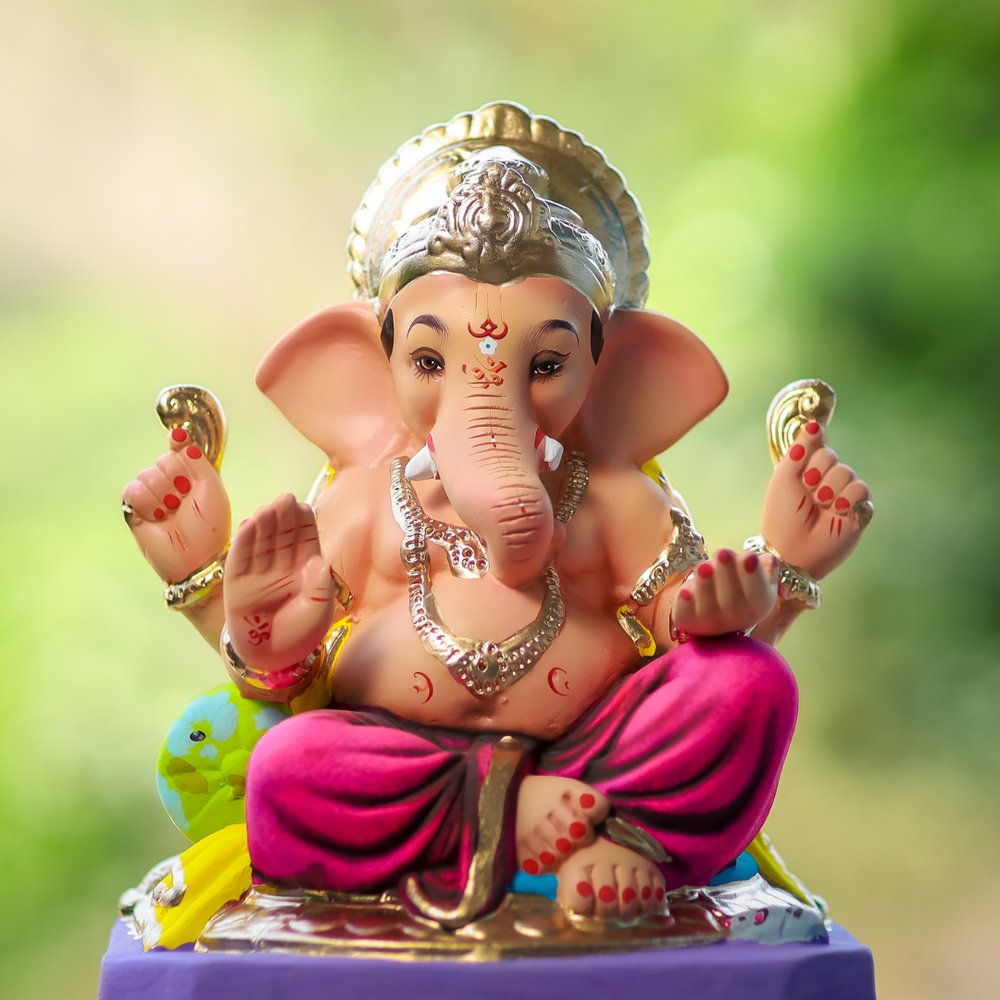 15-inch Sukha-Asana Ganesh Maharaj