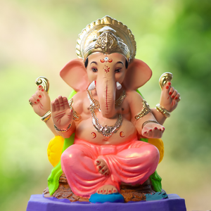 15-inch Lalitasana Ganesh Maharaj