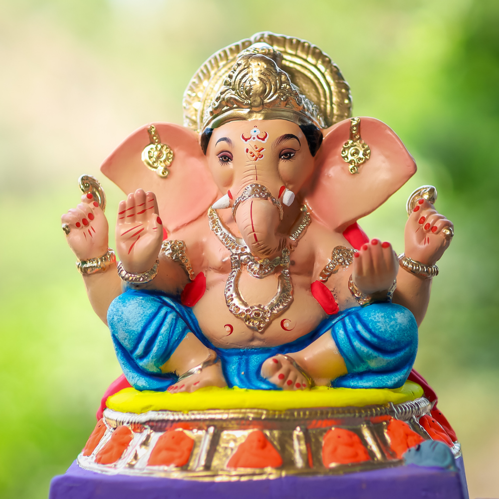 18-inch Suvarna AshtaVinayaka Maharaj