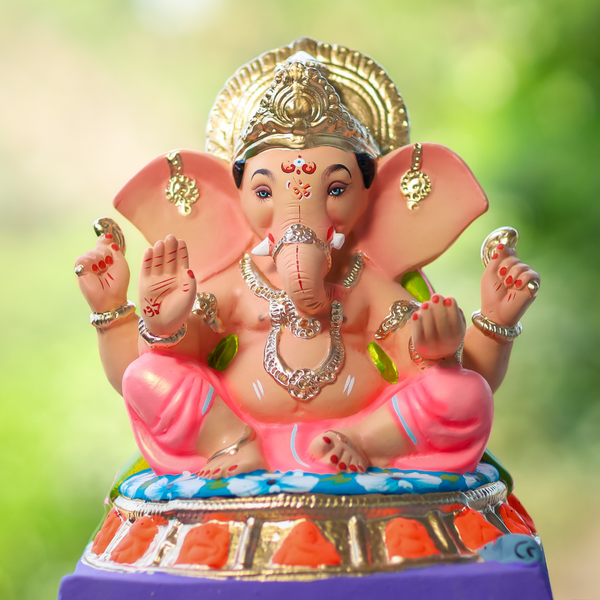 18-inch Suvarna AshtaVinayaka Maharaj
