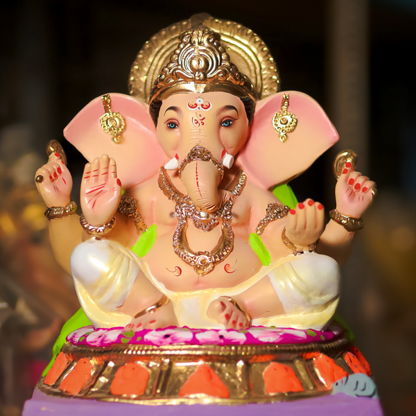 18-inch Suvarna AshtaVinayaka Maharaj