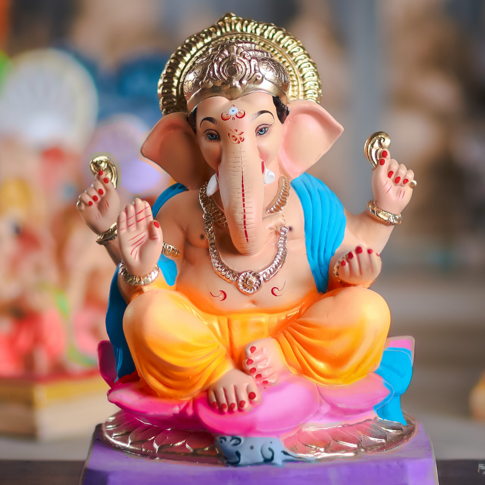 18-inch Kamala-Sundara Ganesh Maharaj