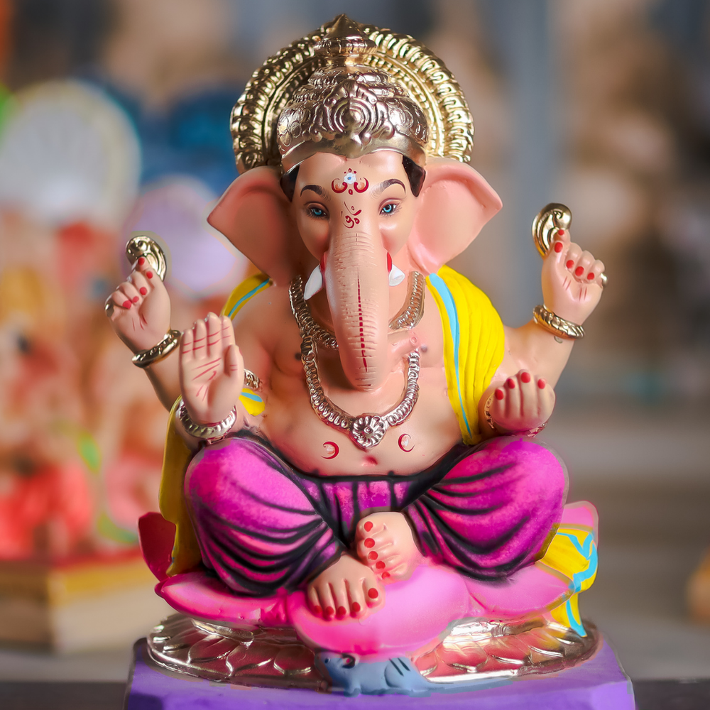 18-inch Kamala-Sundara Ganesh Maharaj