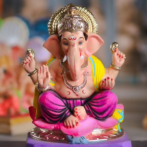 18-inch Kamala-Sundara Ganesh Maharaj