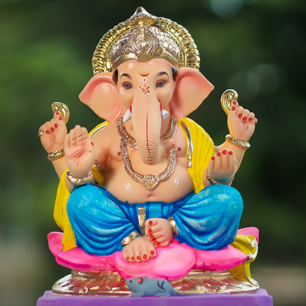 18-inch Kamala-Sundara Ganesh Maharaj