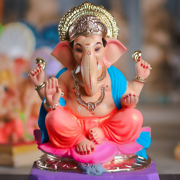 18-inch Kamala-Sundara Ganesh Maharaj