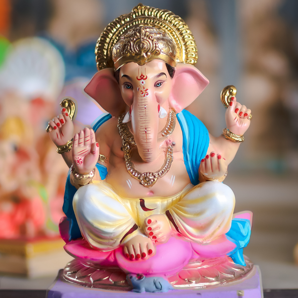 18-inch Kamala-Sundara Ganesh Maharaj