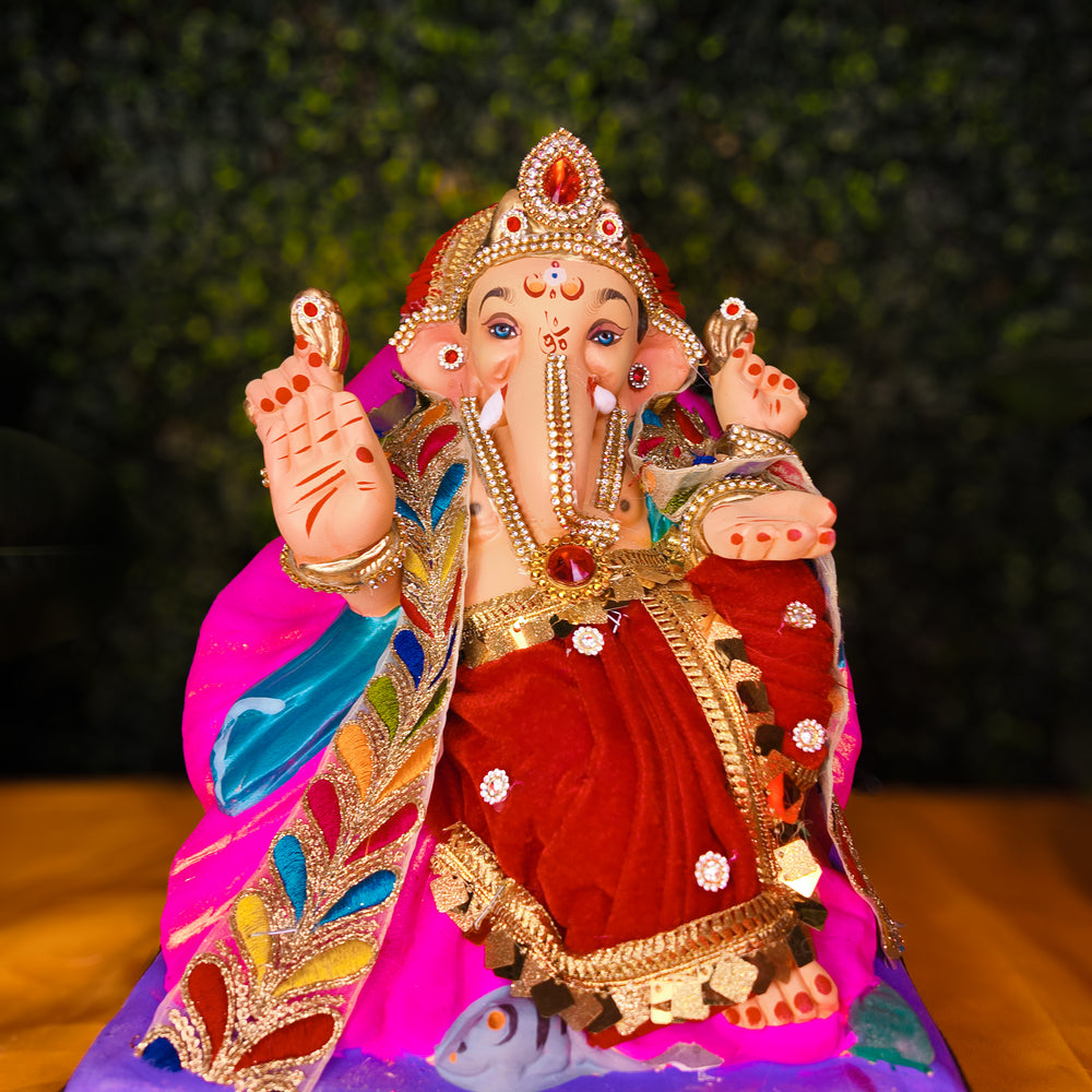 12-inch Ganesh [Japapushpaasan]