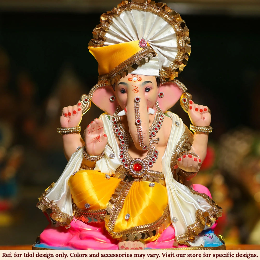 15-inch Kamalasan Vighnaraja Maharaj - Blue / White